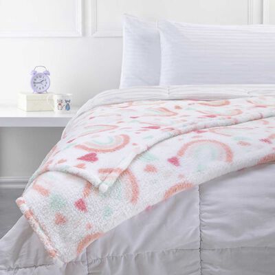 Frazada Sherpa Infantil Estampada Casanova Kids 1,5 Plazas