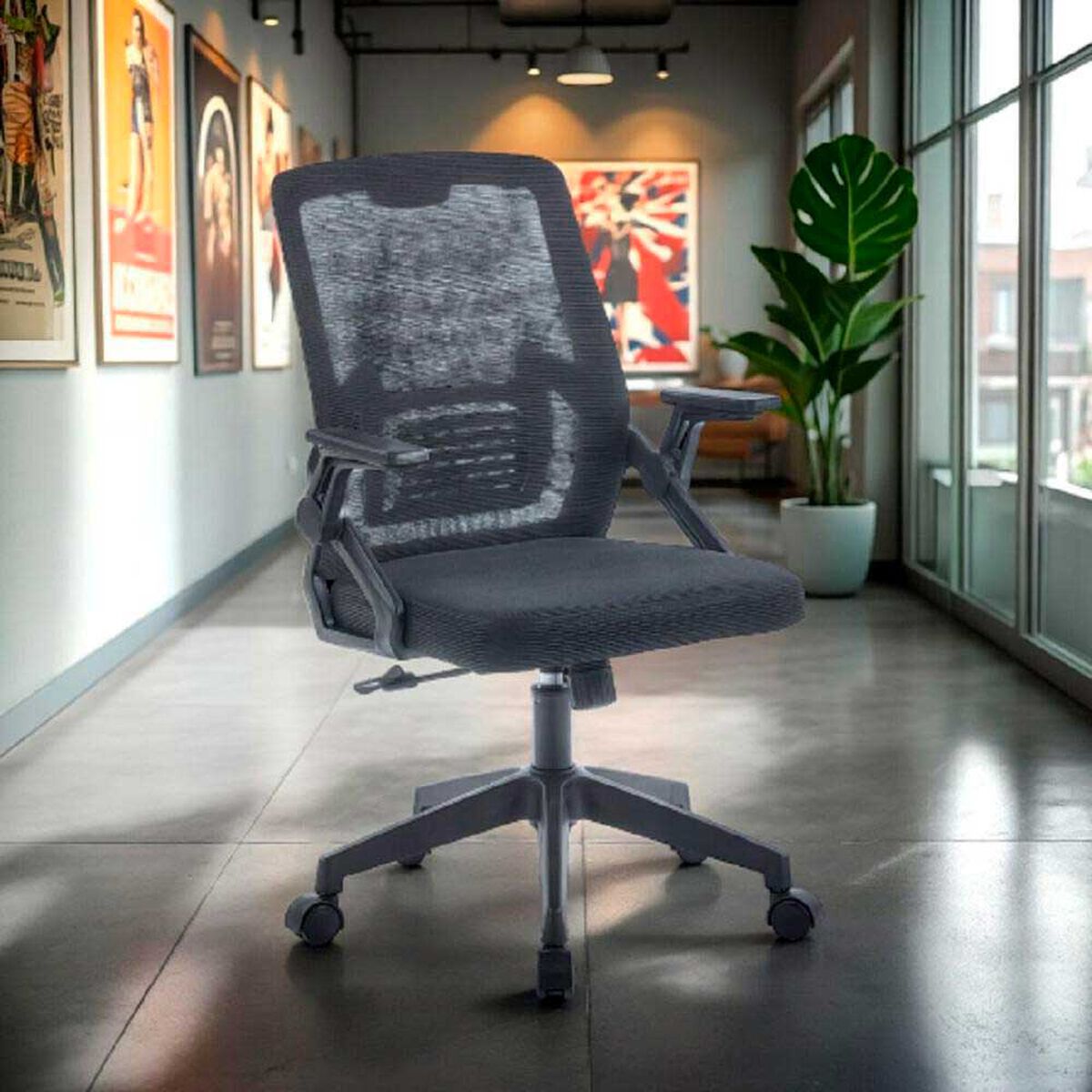 Silla Escritorio Arthome BM-808 Negro