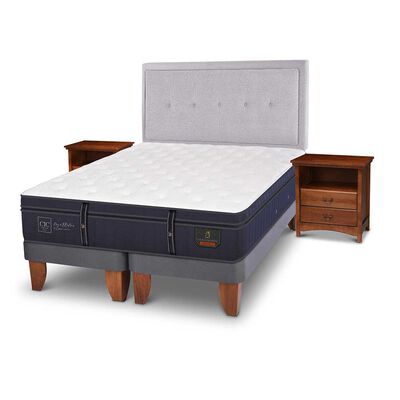 Imagen 2 del producto Cama Europea CIC Base Dividida King Grand Premium + Respaldo + Veladores