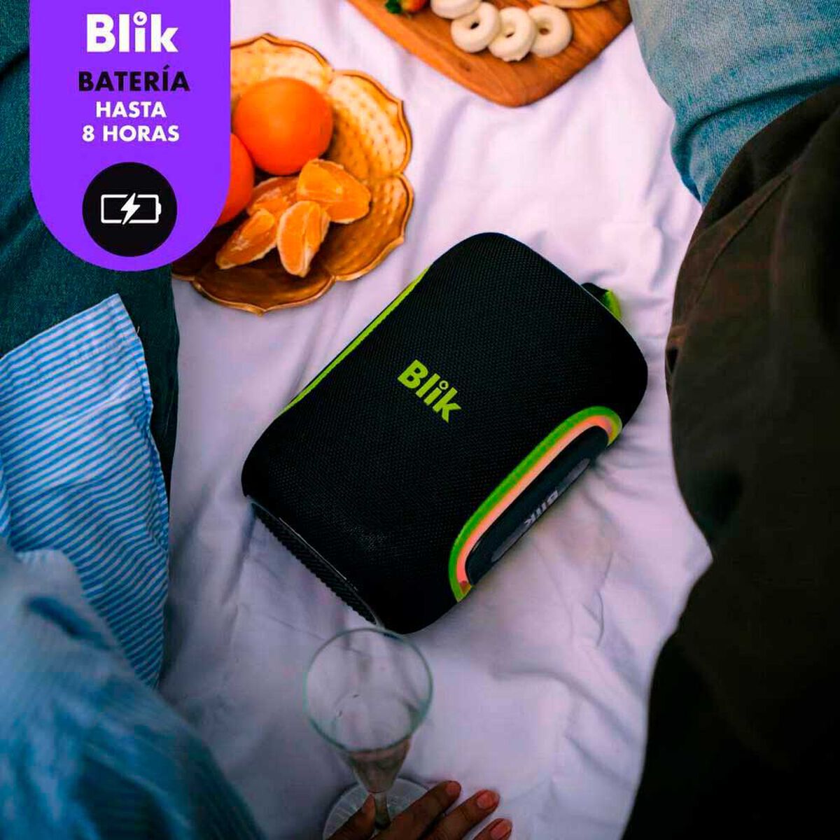 Parlante Bluetooth Blik Hype-U3 Negro