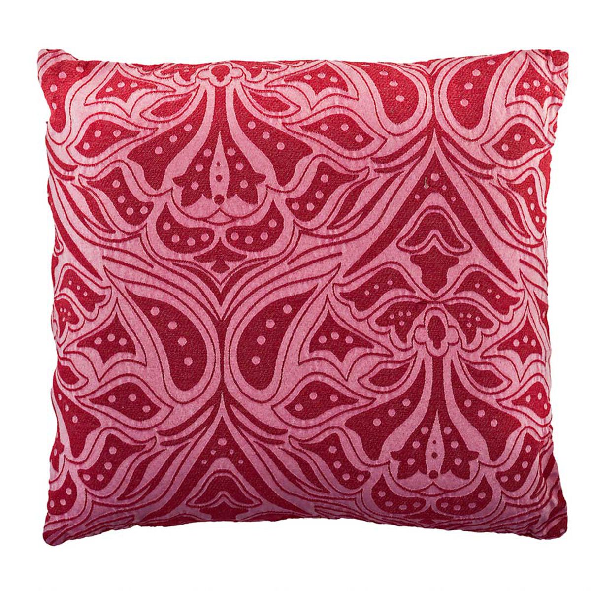 Cojín Stonewashed Zibel Liso Burdeo 45 x 45 cm