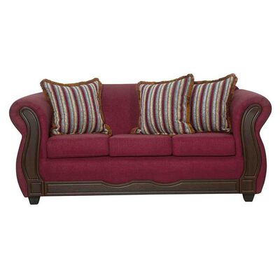 Imagen 2 del producto Juego de Living Black Factory Sofia Sofá 3 Cuerpos + Dos Sillones 1 Cuerpo Burdeo