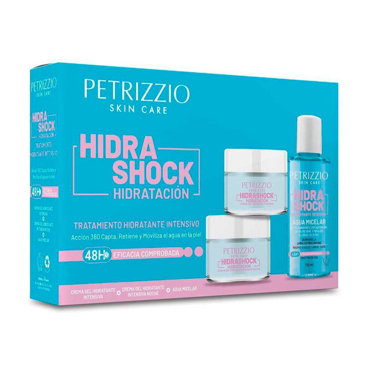 Set Hidratante Intensivo D&iacute;a + Noche + Agua Micelar