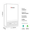 Calefont Gas Natural 13 lts. Tiro Forzado Splendid