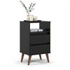 Velador Casanova Roma 2 Cajones Black