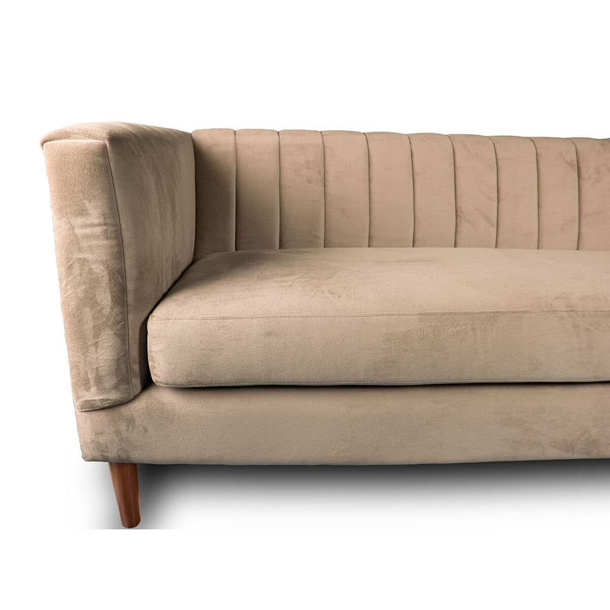 Sofá Tela Velvet Latam Home Sorrento 2 Cuerpos