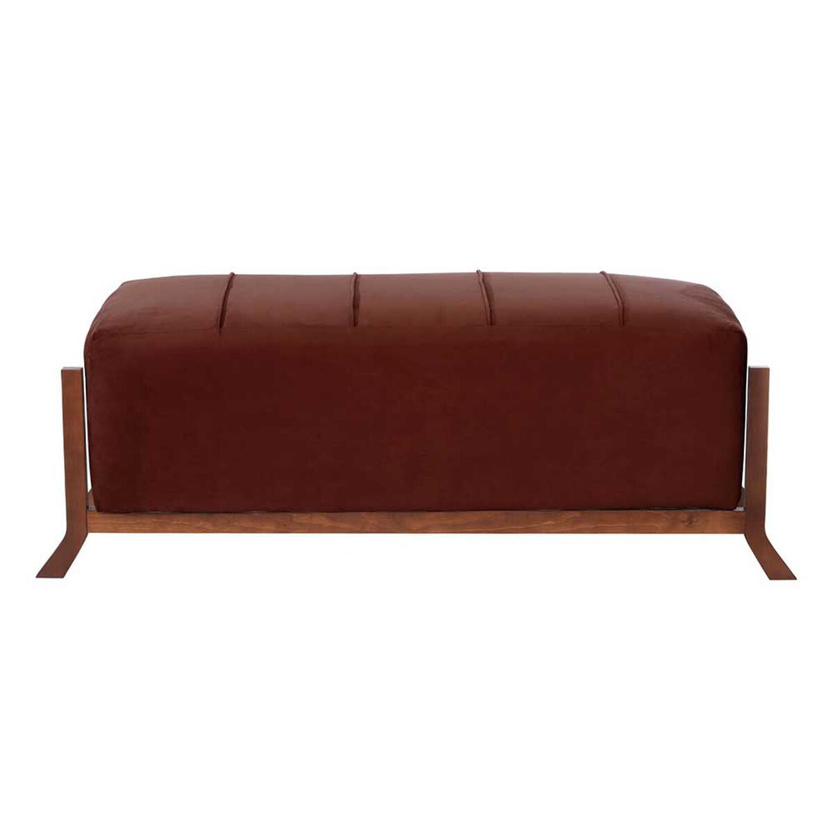 Banqueta Latam Home Marsella Tela Velvet Chocolate