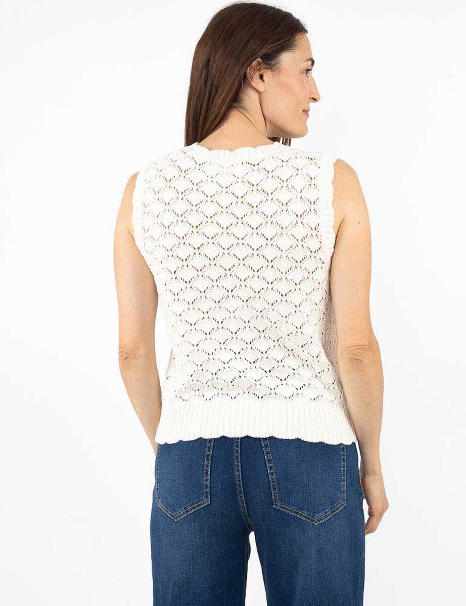 Sweater Sin Mangas Mujer Portman Club