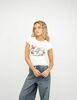 Polera Con Estampado Manga Corta Mujer Icono