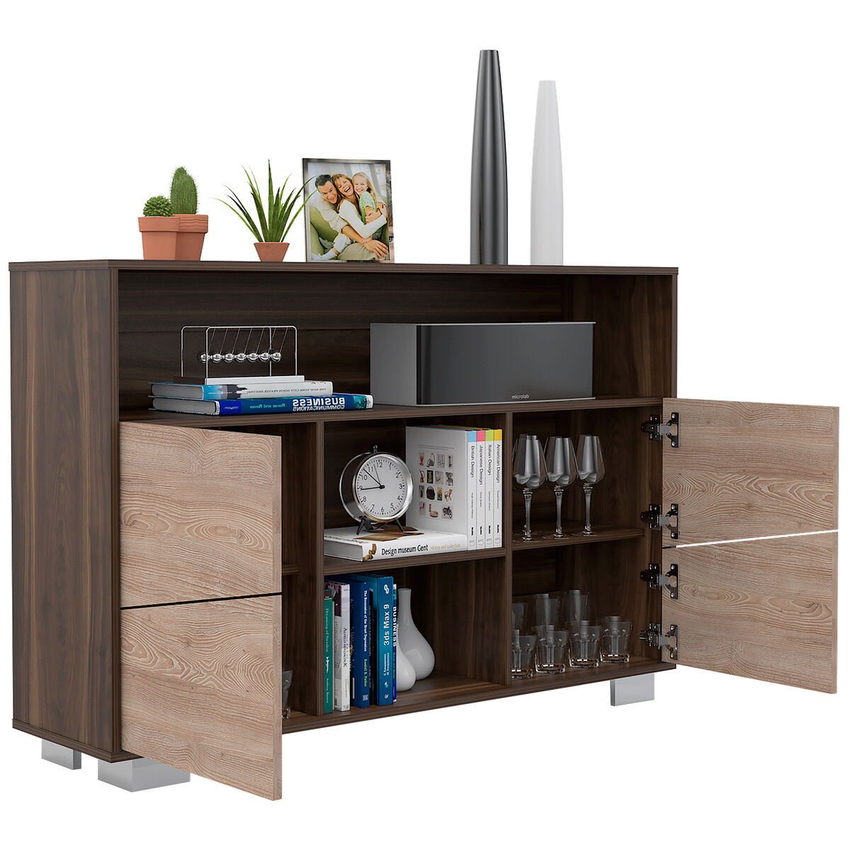 Arrimo + Mesa Centro Fraktal