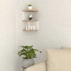 Repisa 2 Niveles TuHome Indigo Blanco Rovere