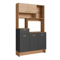 Muebles de Cocina Amuv 5 Puertas 1 Cajón Grafito