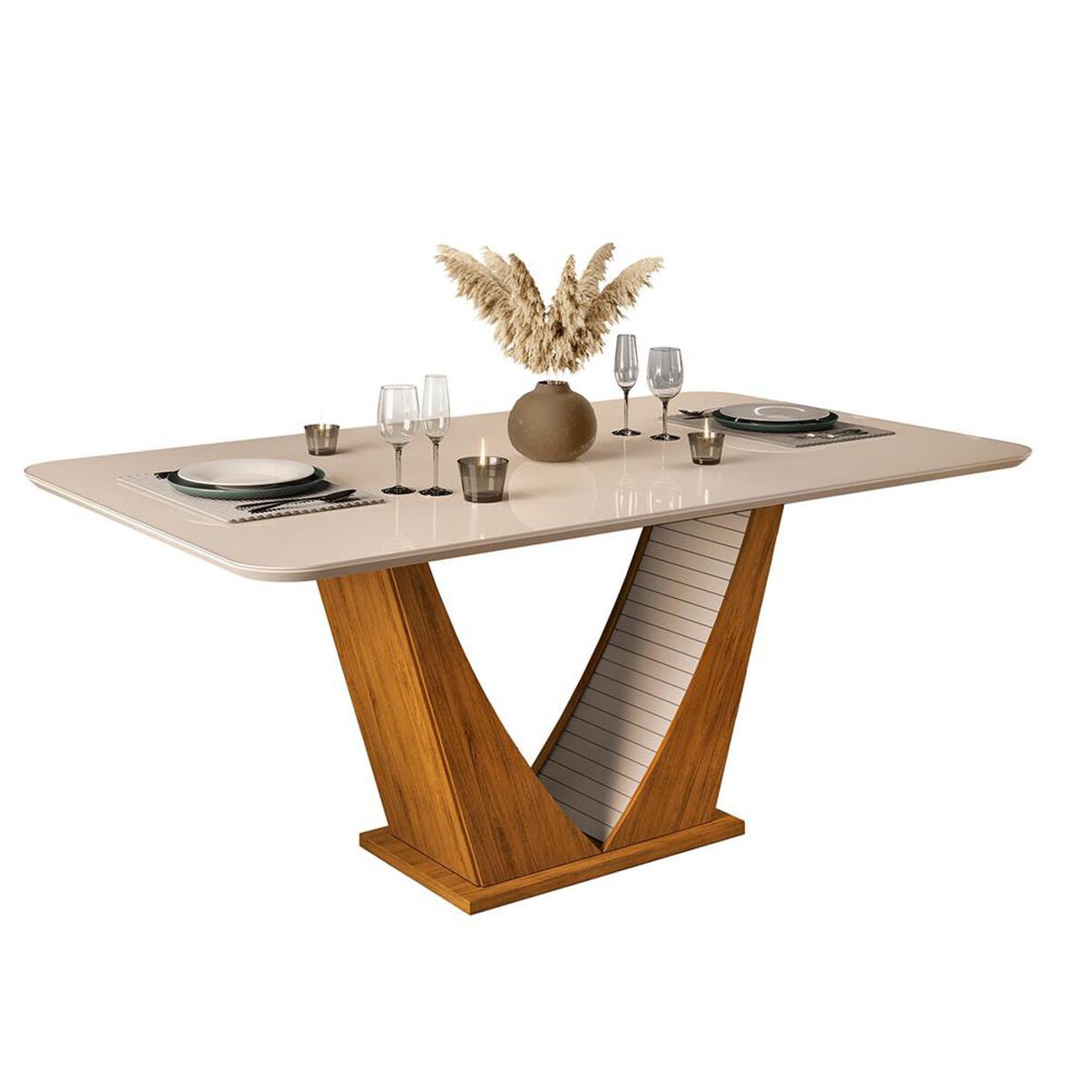 Juego de Comedor Altavision Dalila Frow 6 Sillas Blanco