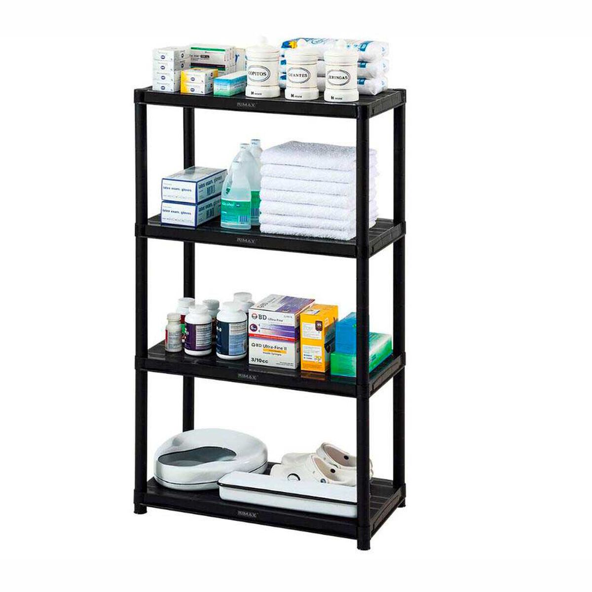 Estante Pl&aacute;stico Rimax de 4 Pelda&ntilde;os 15"