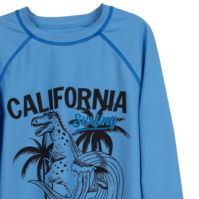 Imagen 2 del producto Traje de Baño Polera UV Niño Cutback Navy, Negro