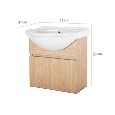 Imagen 2 del producto Vanitorio CIC Cannes 2 Puertas Olmo