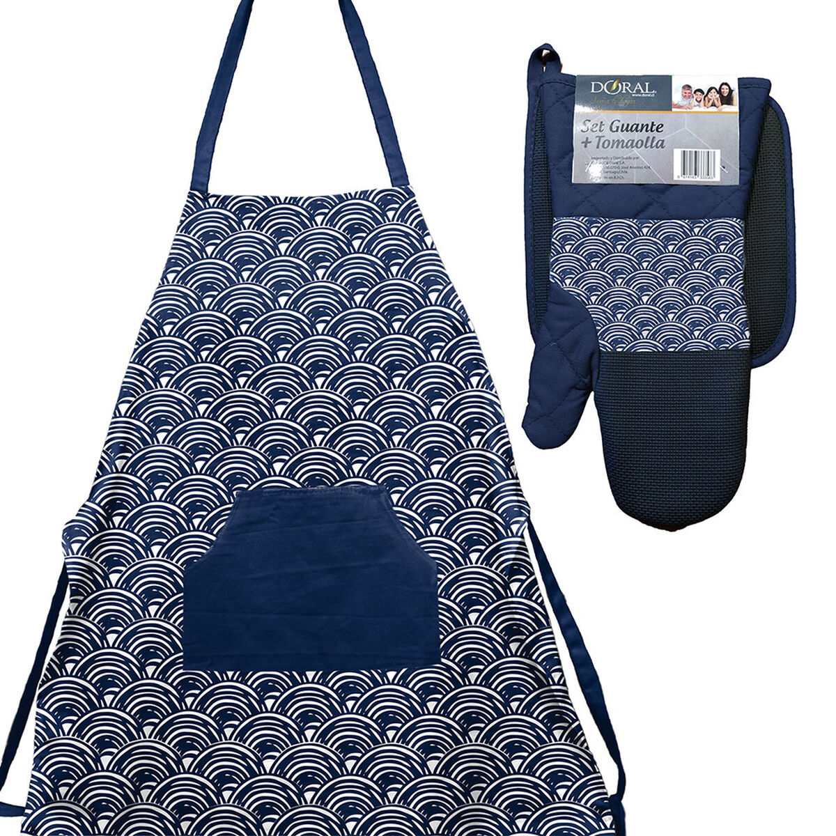 Set Delantal  + Toma Ollas  Canvas