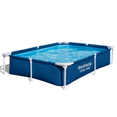 Imagen 2 del producto Piscina Estructural Rectangular Bestway Steel Pro 150x221 cm 1200 Litros