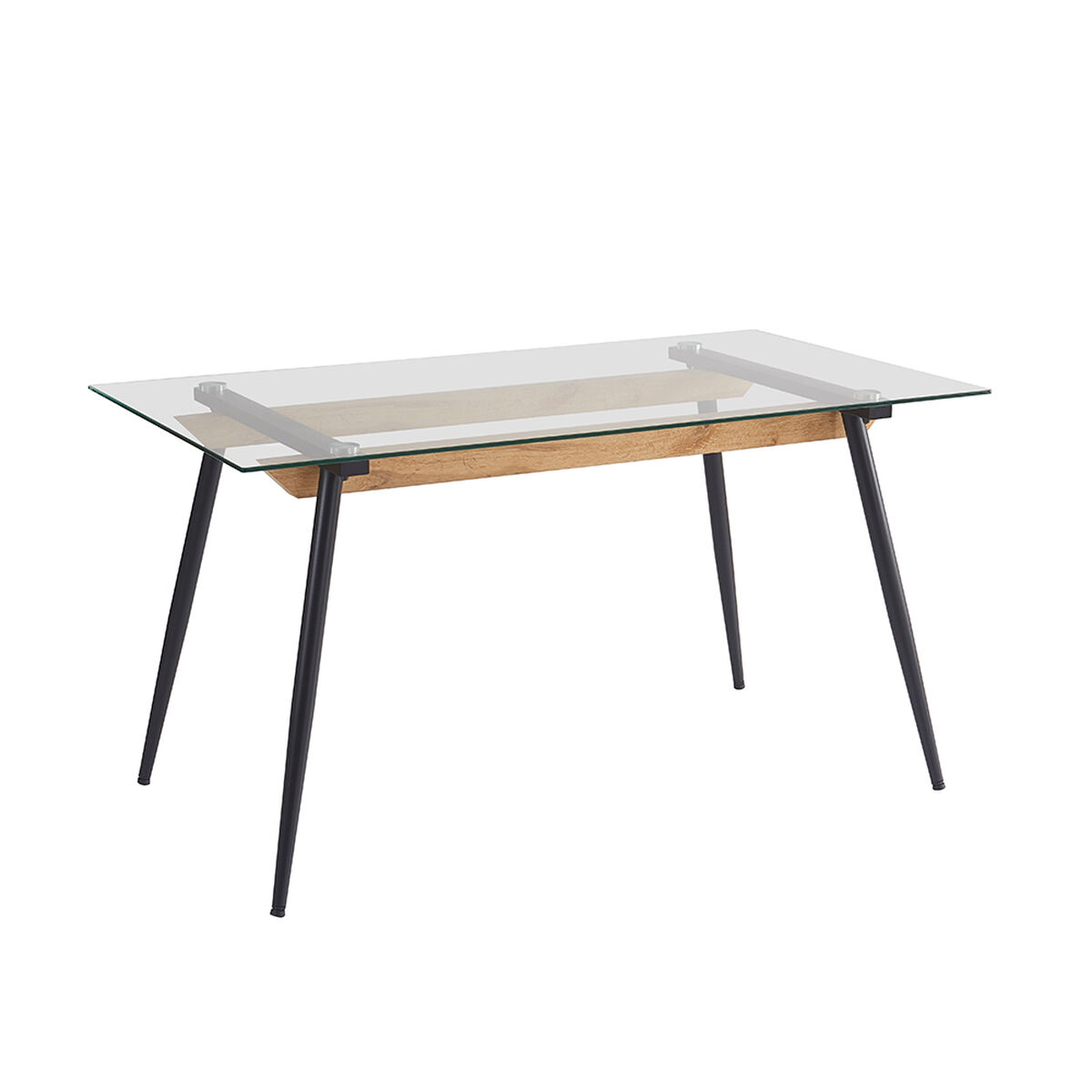Juego de Comedor Zoy Home Mykonos 6 Sillas Negro