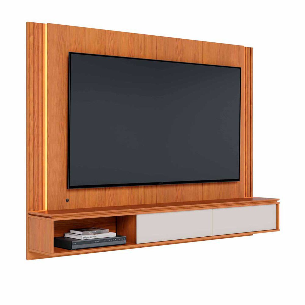 Panel TV Altavision Loa Blanco y Café