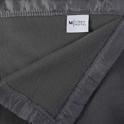 Imagen 2 del producto Frazada de Poliéster Linea Hotel King Liso Gris