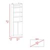 Estante 2 Puertas + Complemento TuHome Home Macadamia