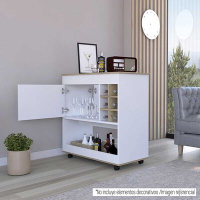 Imagen 2 del producto Bar TuHome Bi Color Blanco Duna 1 Puerta