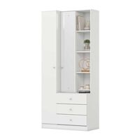 Closet Home Mobili Karla 2 Puertas 3 Cajones Blanco