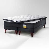 Cama Europea Drimkip Base Dividida Súper King Eurotop + Topper