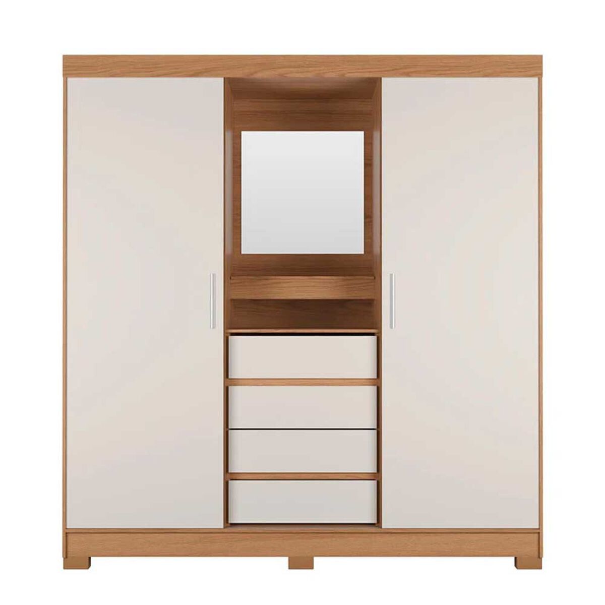 Clóset Decocasa Toscana 2 Puertas Carvalho-Off White