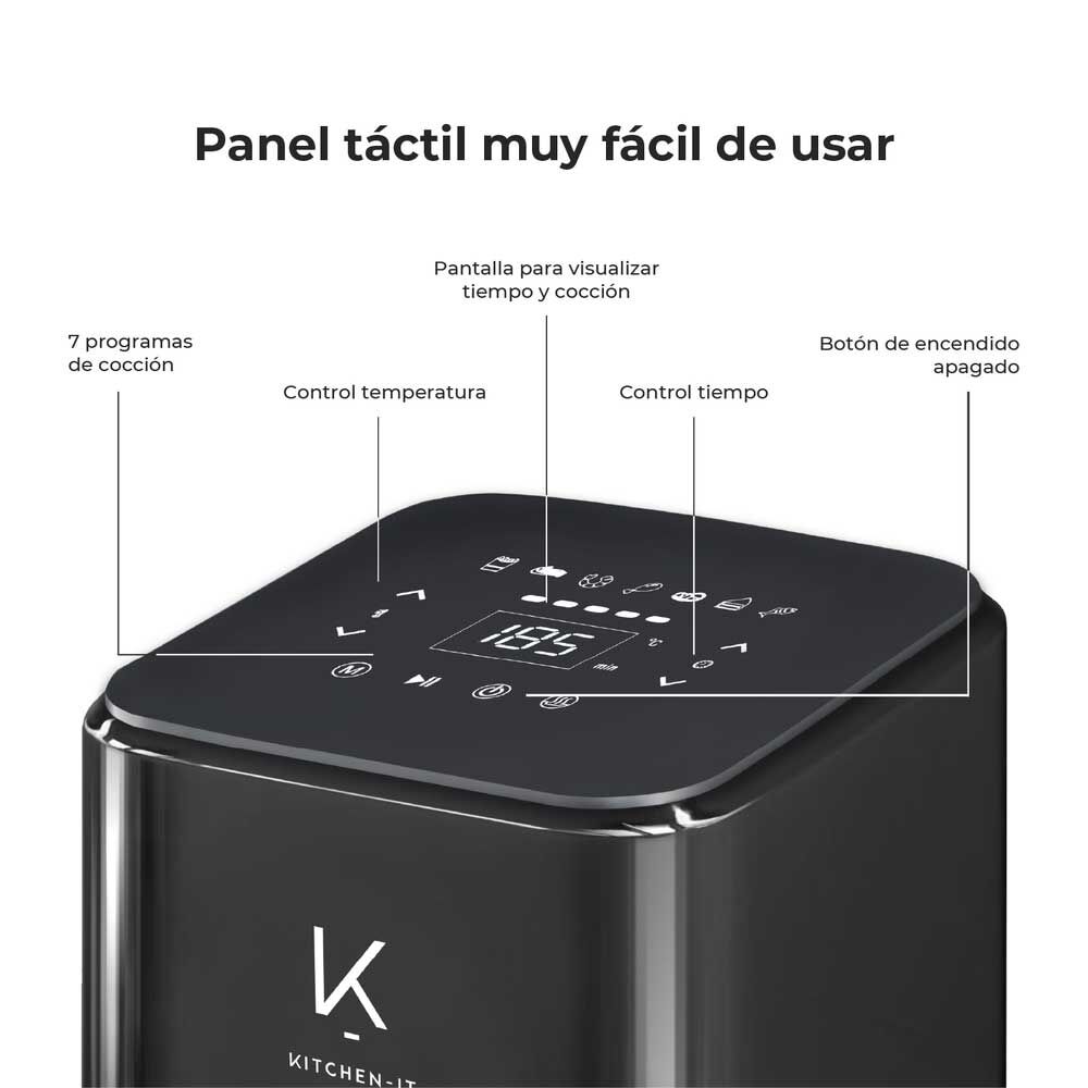 Kitchen-it Chef Edition 4 L Negro, foto 4