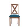 Juego de Comedor Latam Home Alicante 6 Sillas Azul Petróleo