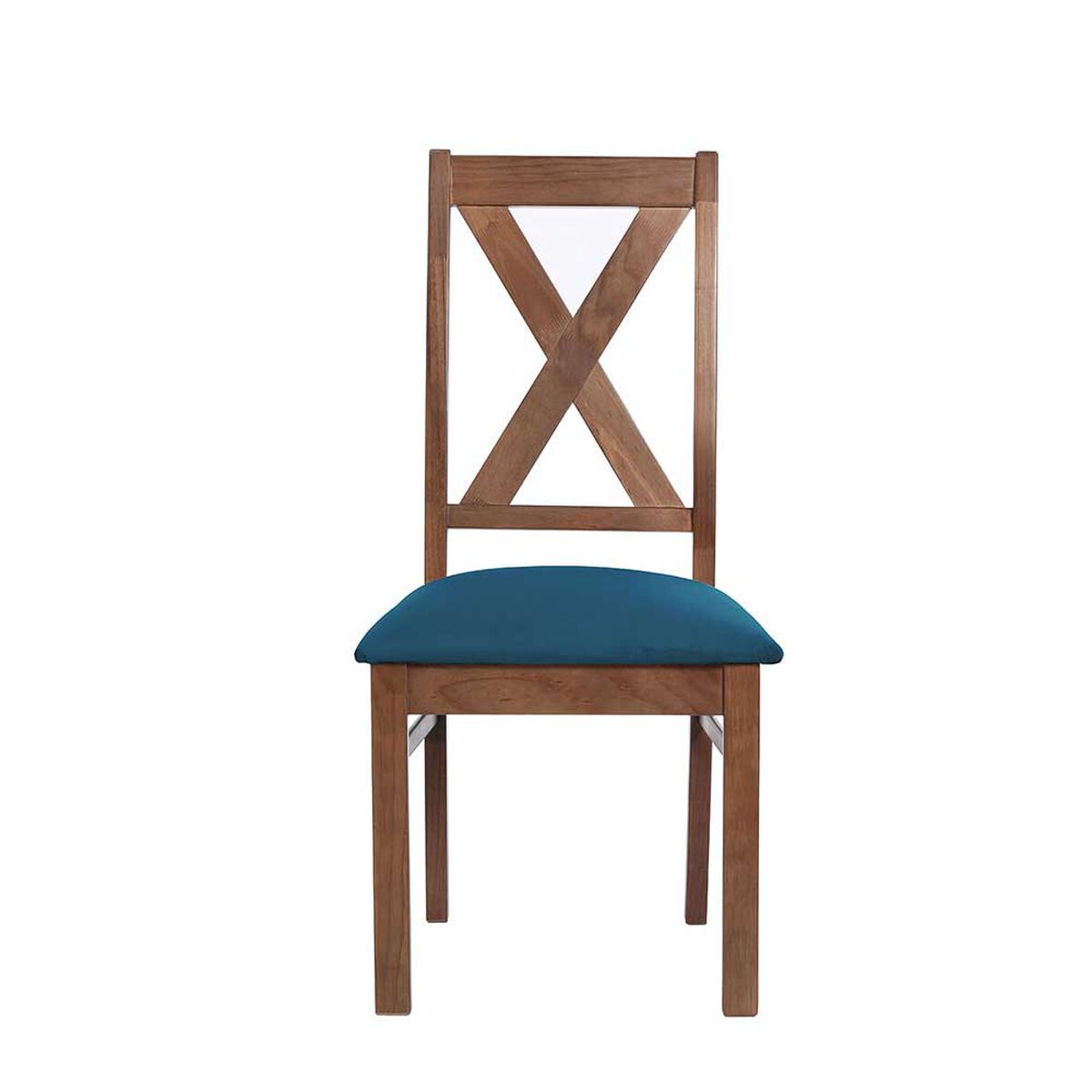 Juego de Comedor Latam Home Alicante 6 Sillas Azul Petróleo
