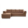 Sofá Seccional Muebles MPR Journey 3 Café