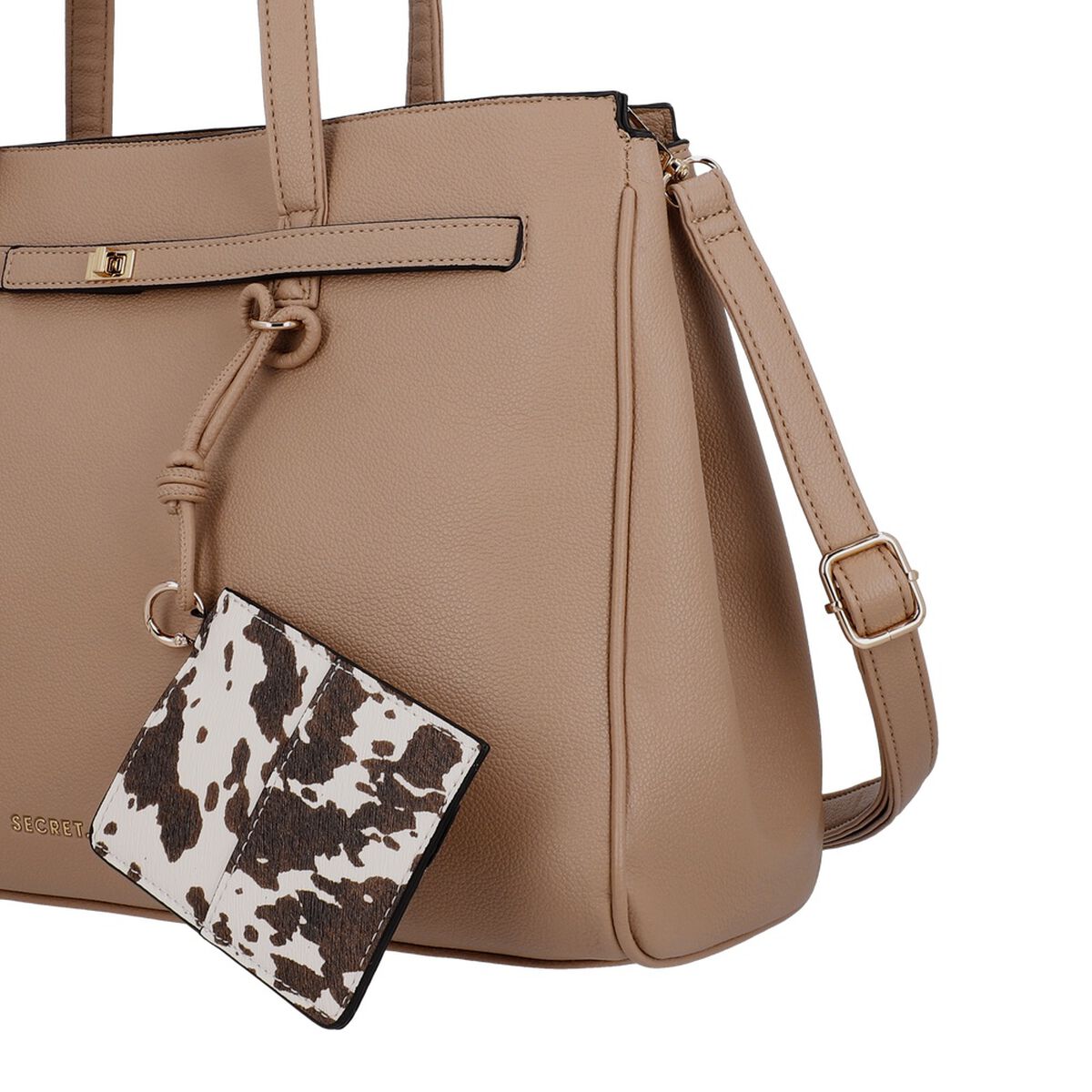 Cartera de Mujer Porta Laptop 16" Secret Serbia SC7 Grande Caf&eacute;