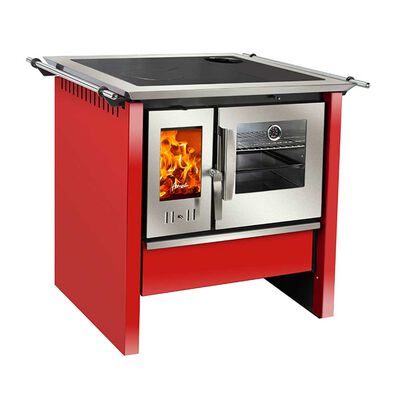 Imagen 1 del producto Cocina a Leña Amesti Allegra Roja