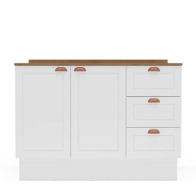 Imagen 1 del producto Mueble Base de Cocina Royal Vekkahome 2 Puertas 3 Cajones Blanca