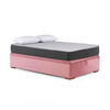 Cama Ba&uacute;l Latam Home Full Colch&oacute;n New Top Rosa + 2 Almohadas