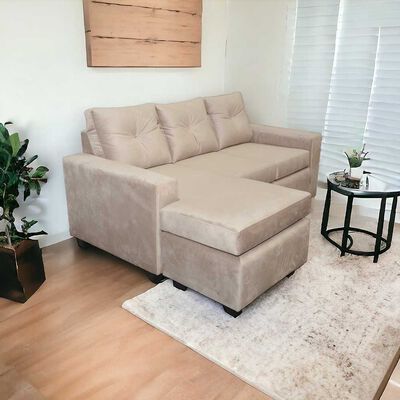 Sofá Seccional Muebles MPR Azalea 3 Beige