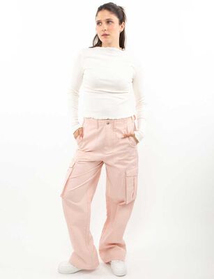 Imagen 2 del producto Pantalón Cargo Mujer Icono Rosado, Arena, Verde