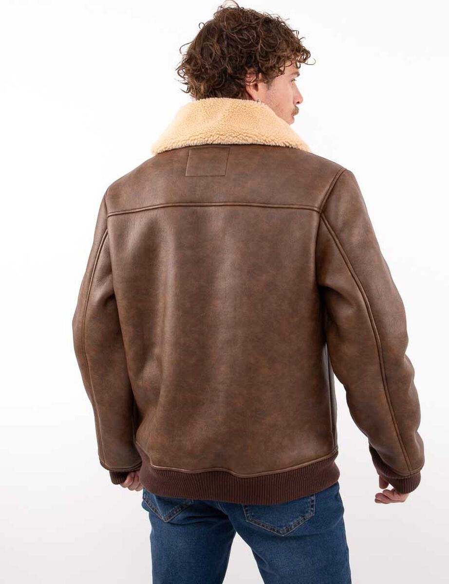 Chaqueta Ecocuero Hombre Zibel