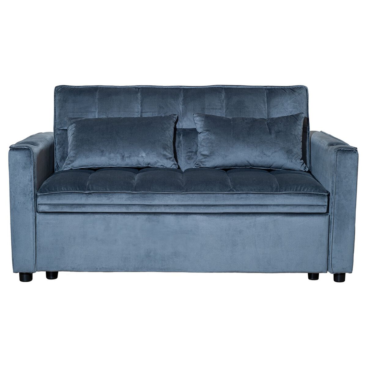 Sofá Cama Daniels KMP1GR 2 Cuerpos Gris