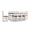 Juego de Comedor CIC Provenza 8 Sillas Blanco