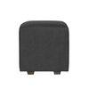 Juego de Living Innovamuebles Kahlo Sofá 2 Cuerpos + Dos Pouf 1 Cuerpo Negro