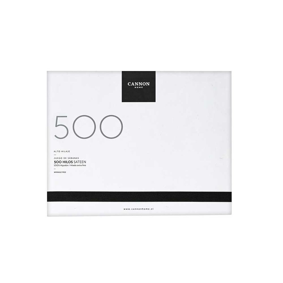 Juego de S&aacute;banas Cannon2 Plazas 500 Hilos Dobby Thin Beige