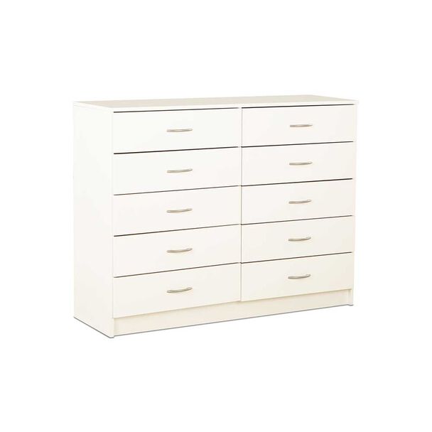Cómoda Stanford 10 Cajones Blanco