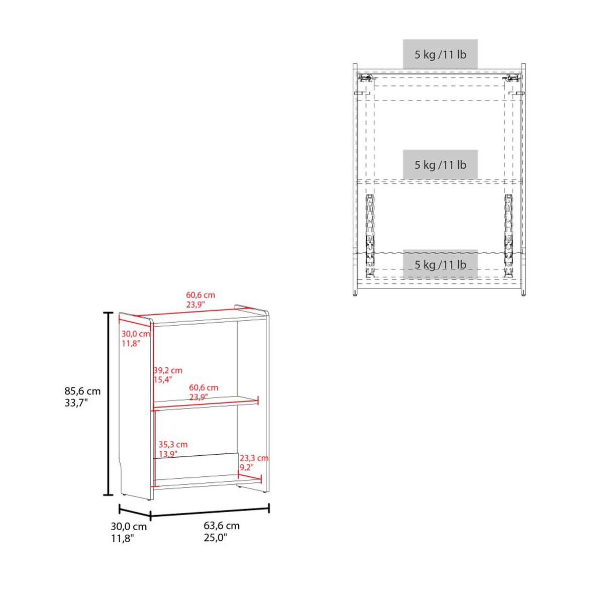 Escritorio Plegable Tuhome Lesli Wengue&nbsp;