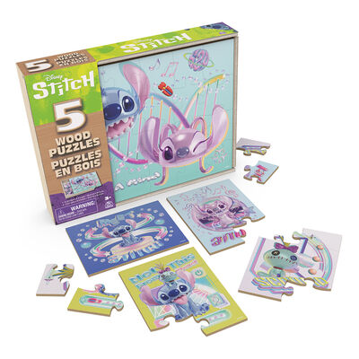 Puzzle Stitch de Madera 5 En 1