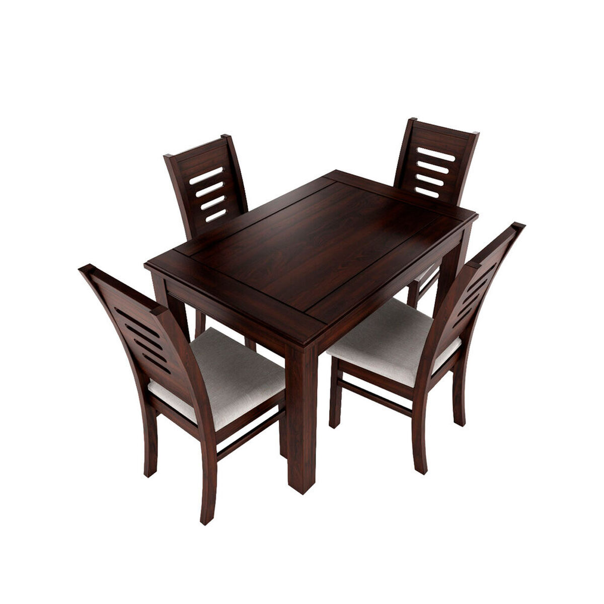 Juego de Comedor Muebles Hema Roma 4 Sillas Chocolate