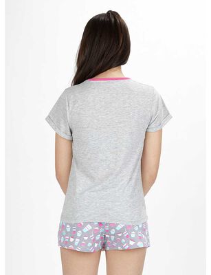 Imagen 2 del producto Pijama de Algodón Niña Kayser Gris
